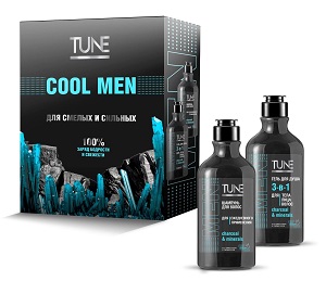 Набор муж TUNE Cool Men Гель д/душа 290мл +Шампунь 290мл /10