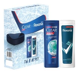 Набор муж CLEAR+Rexona Спорт коллекция Ты в игре 69749235 /6