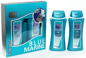 Набор муж Blue Marine КУЛ Шампунь +  Гель д/душа  091M /12