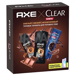 Набор муж AXE+CLEAR Дарк Темптейшн 69757057 /6