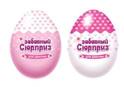 Шоколадное яйцо Забавный сюрприз 20гр/24шт/6бл Эврика